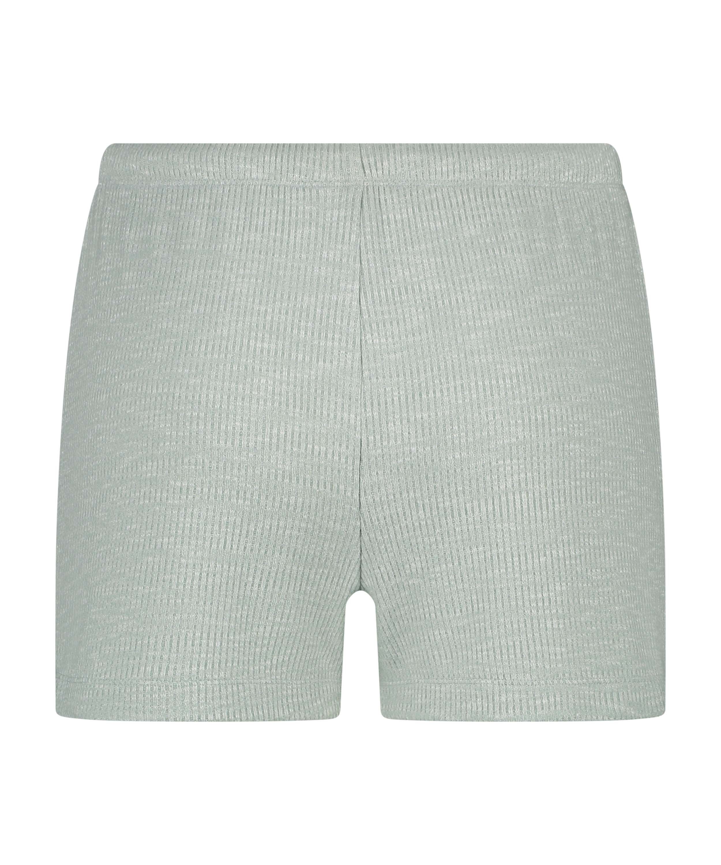Rib Shorts, Green, main