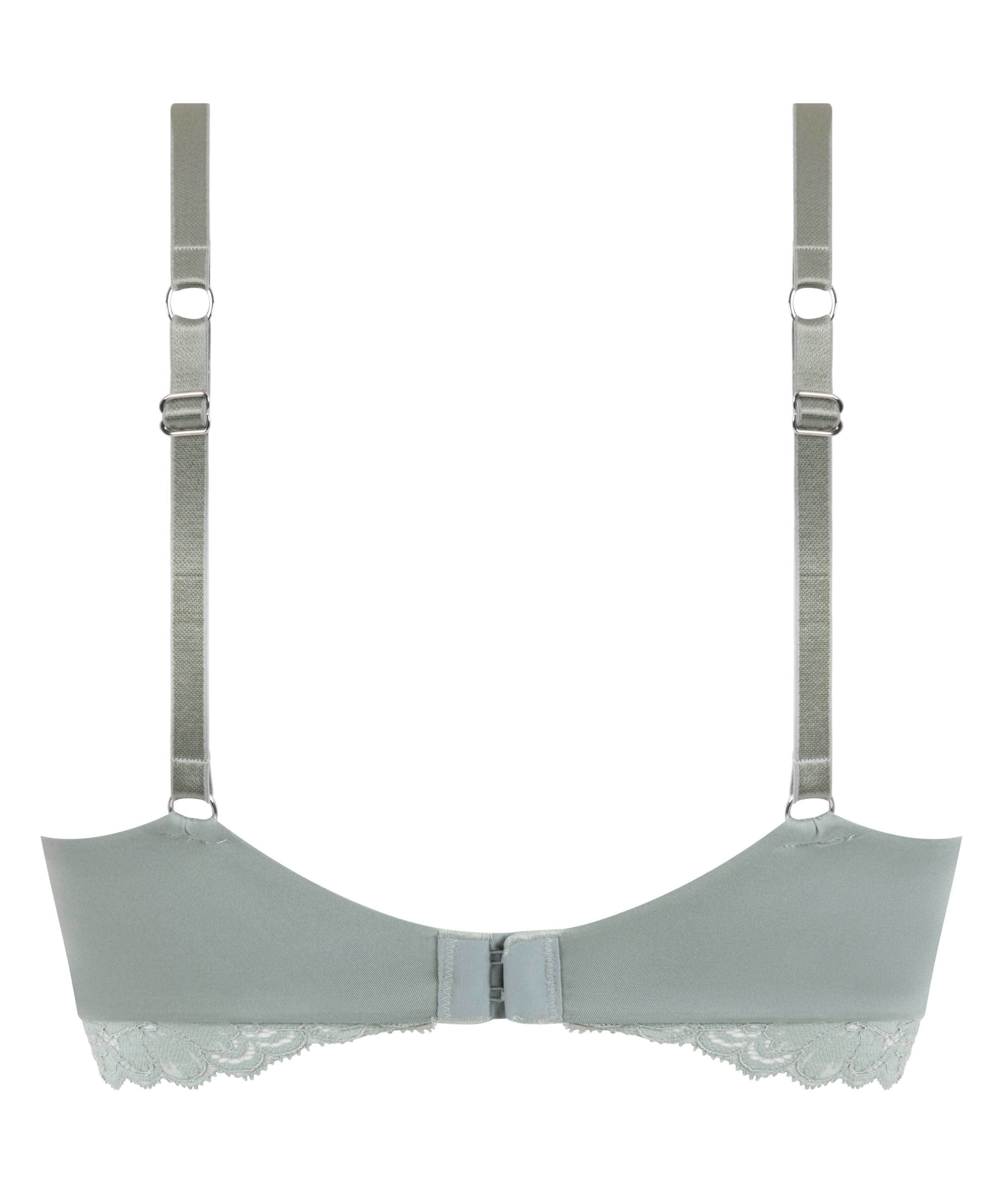 Andrea Padded Non-Wired Bra, Green, main