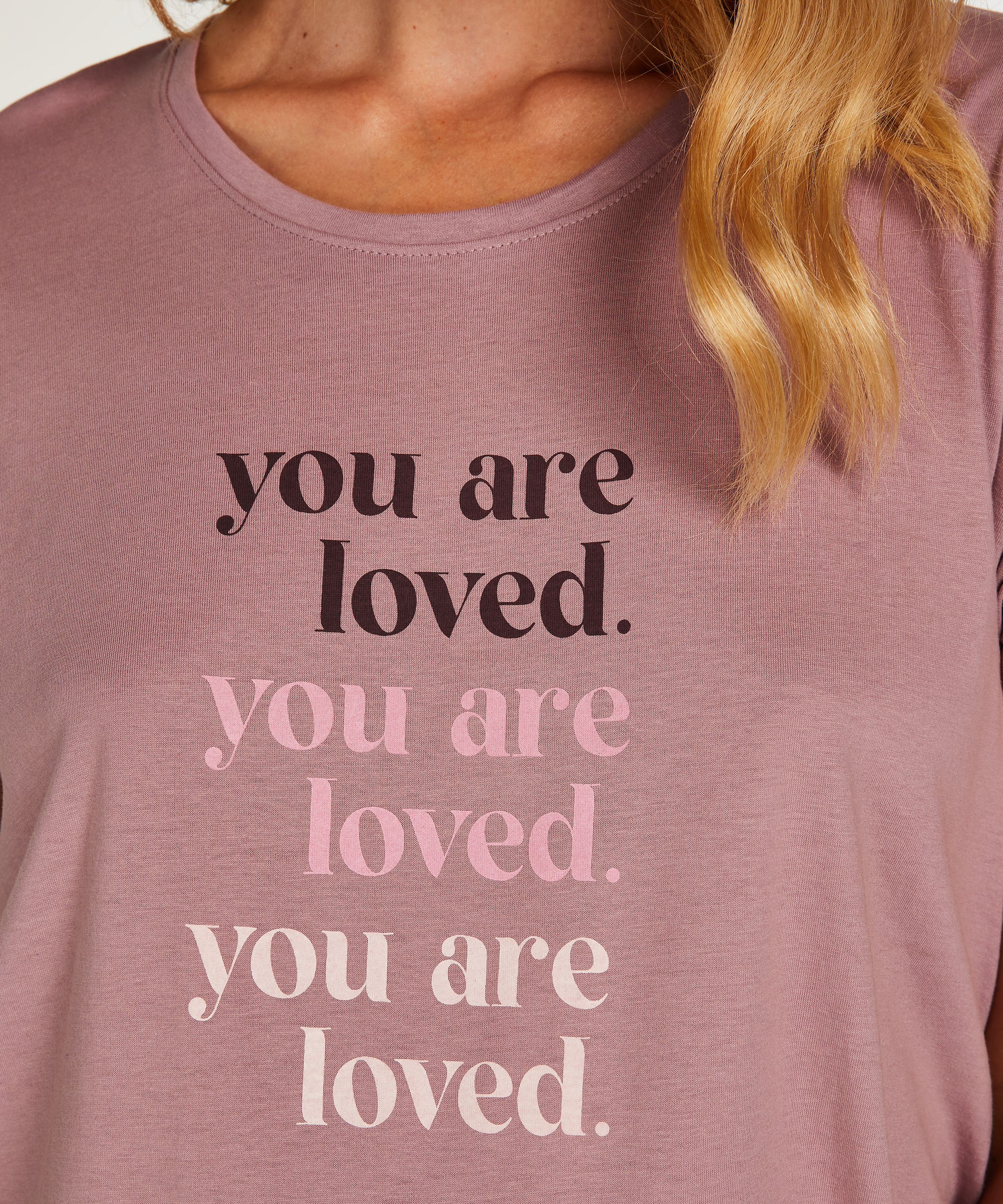 Short-Sleeved Maternity Nightshirt, Green, main