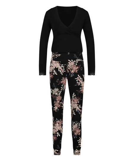 Nursing pyjama set, Black