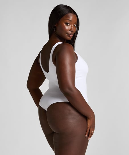 Cotton Rib Body, White