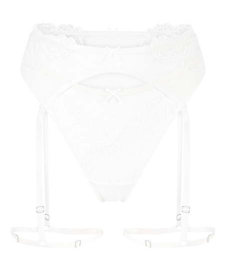 Posie Suspenders, White
