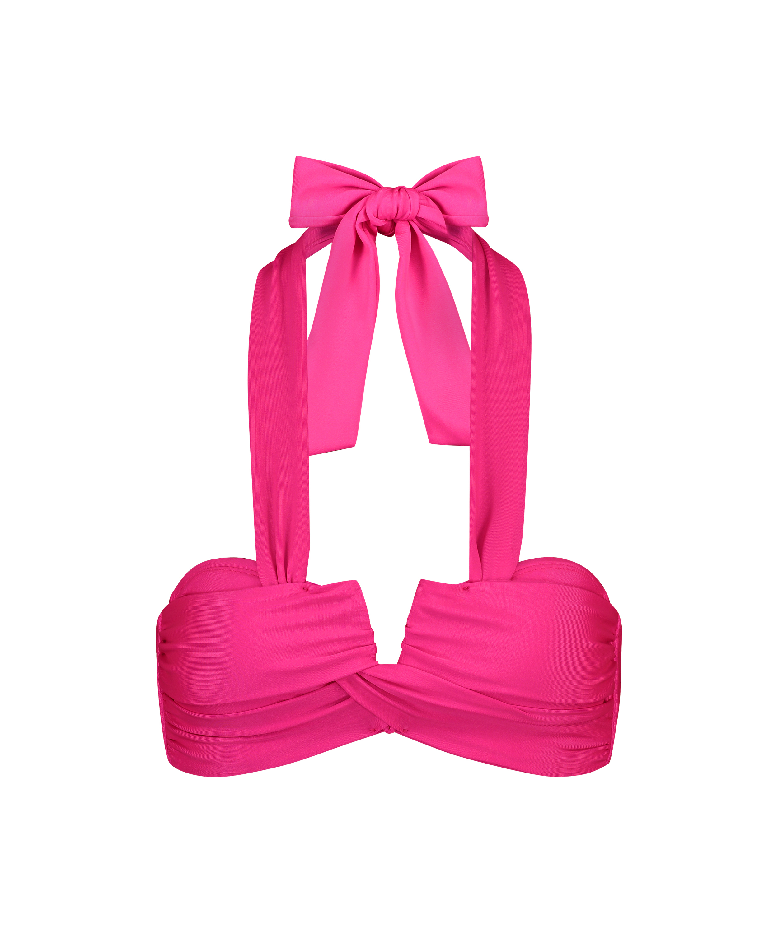 Naples Bikini Crop Top, Pink, main