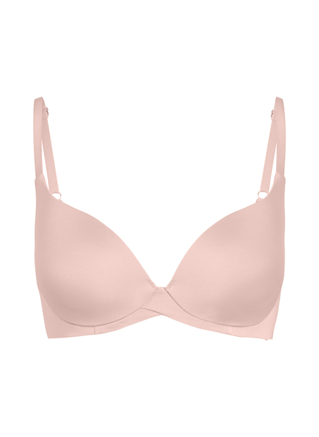 Smooth Padded Underwired Bra, Beige