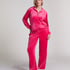 Velours Pyjama Pants, Pink