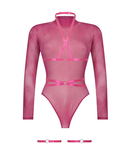 Private Body Harness Set, Pink