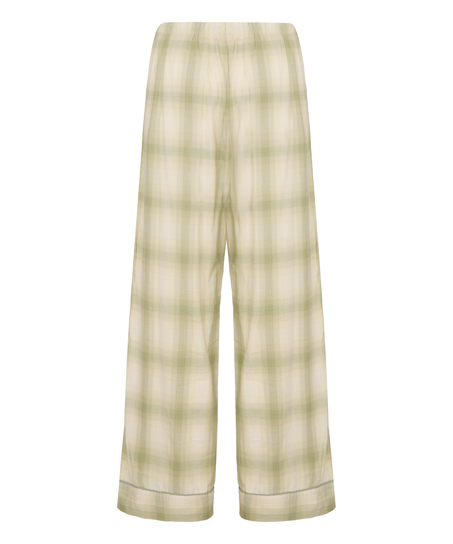 Check Pyjama Pants, Green