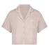 Essential Jersey Short-Sleeved Jacket, Beige