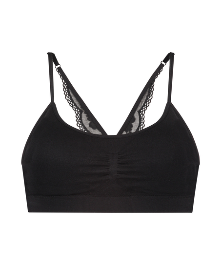 Marineseamless bralette, Black