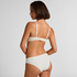 Plunge Padded Underwired Bra, White