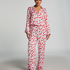 Twill Long-sleeved Pyjama Top, Pink