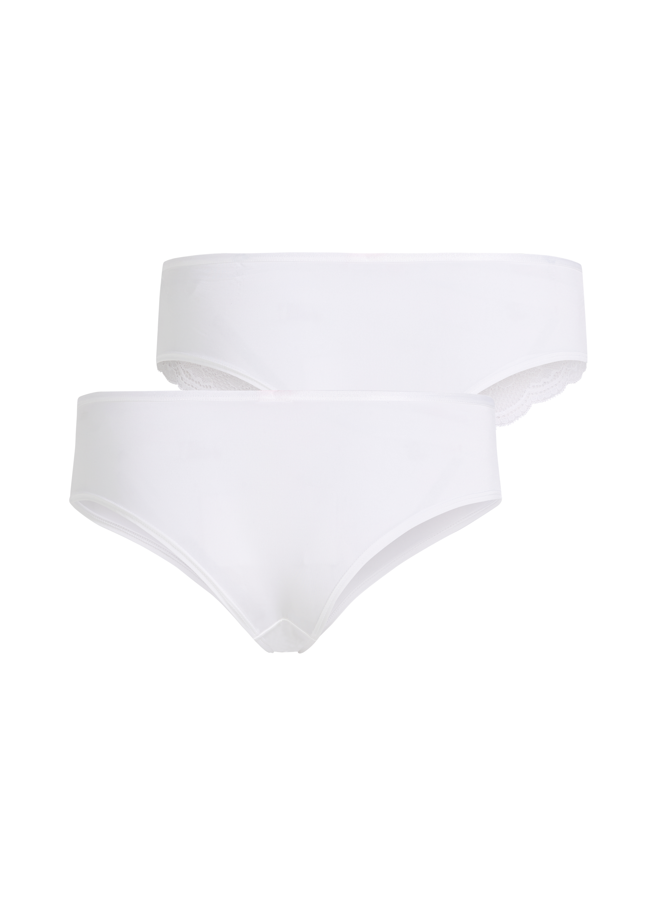 2-pack of Angie Brazilian knickers, White, main