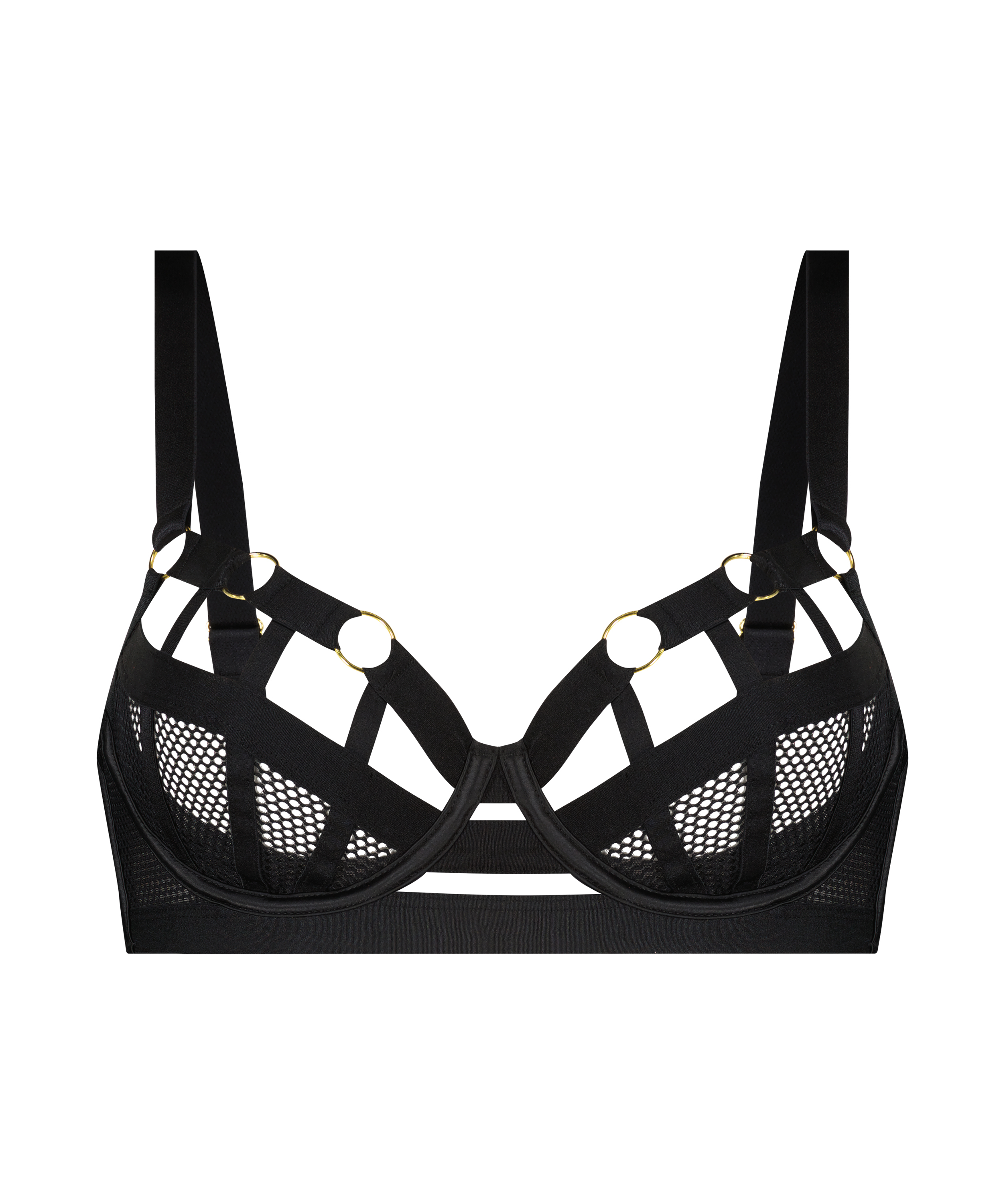 Sting Non-Padded Underwired Bra, Black, main