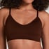 Dide Triangle Bralette, Brown