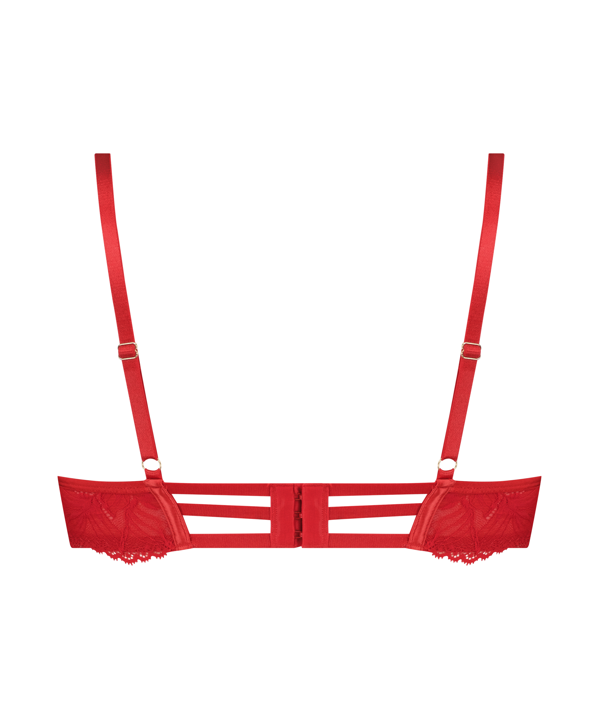Lulu Non-Padded Underwired Bra, Red, main