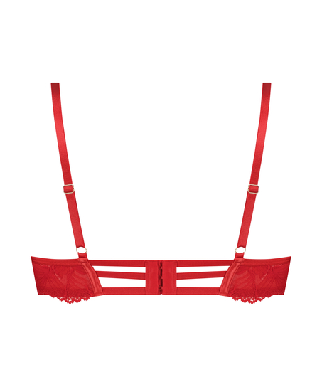 Lulu Non-Padded Underwired Bra, Red