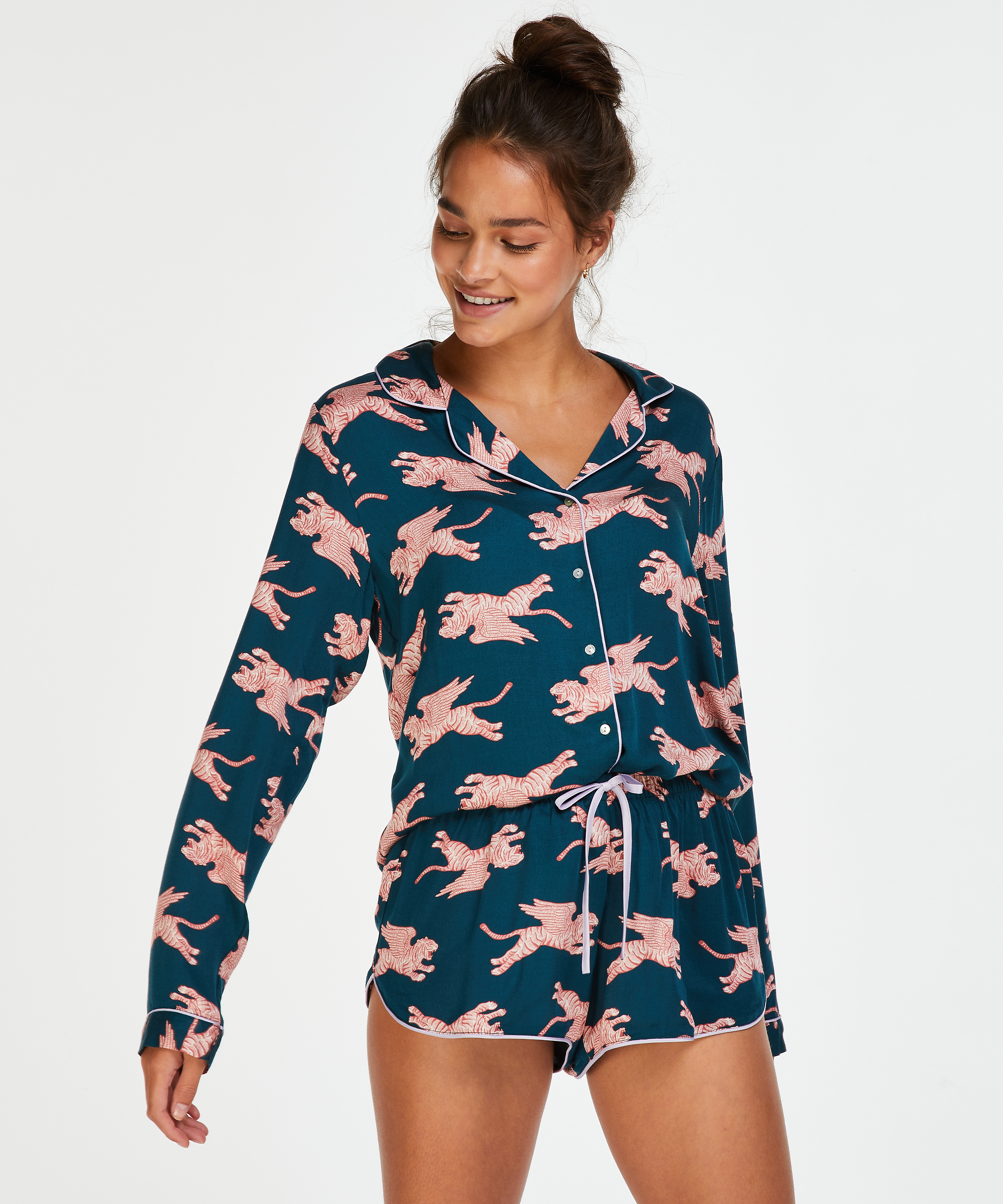 Woven Shorts, Blue, main