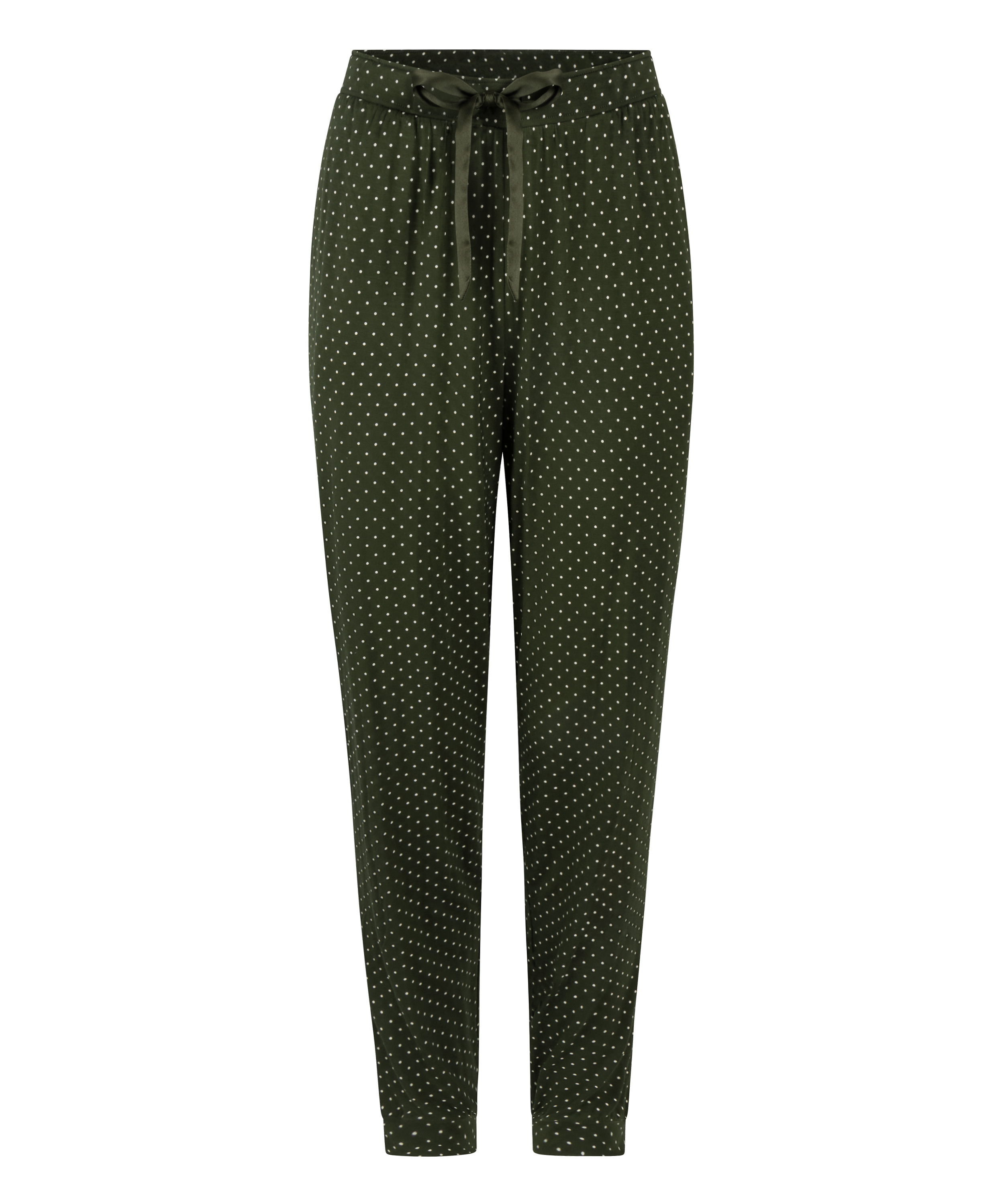 Jersey Pyjama Pants, Green, main
