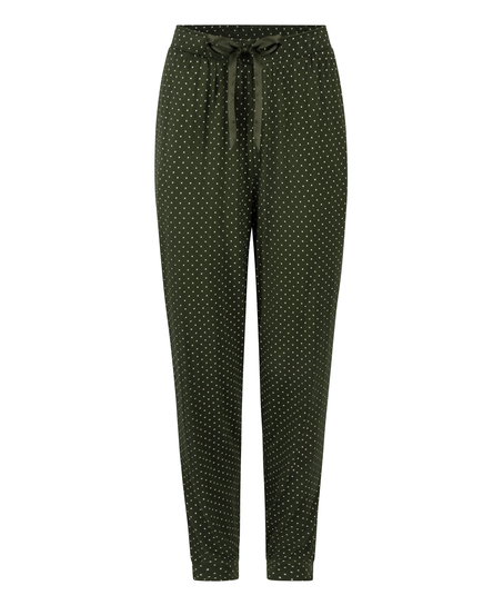 Jersey Pyjama Pants, Green
