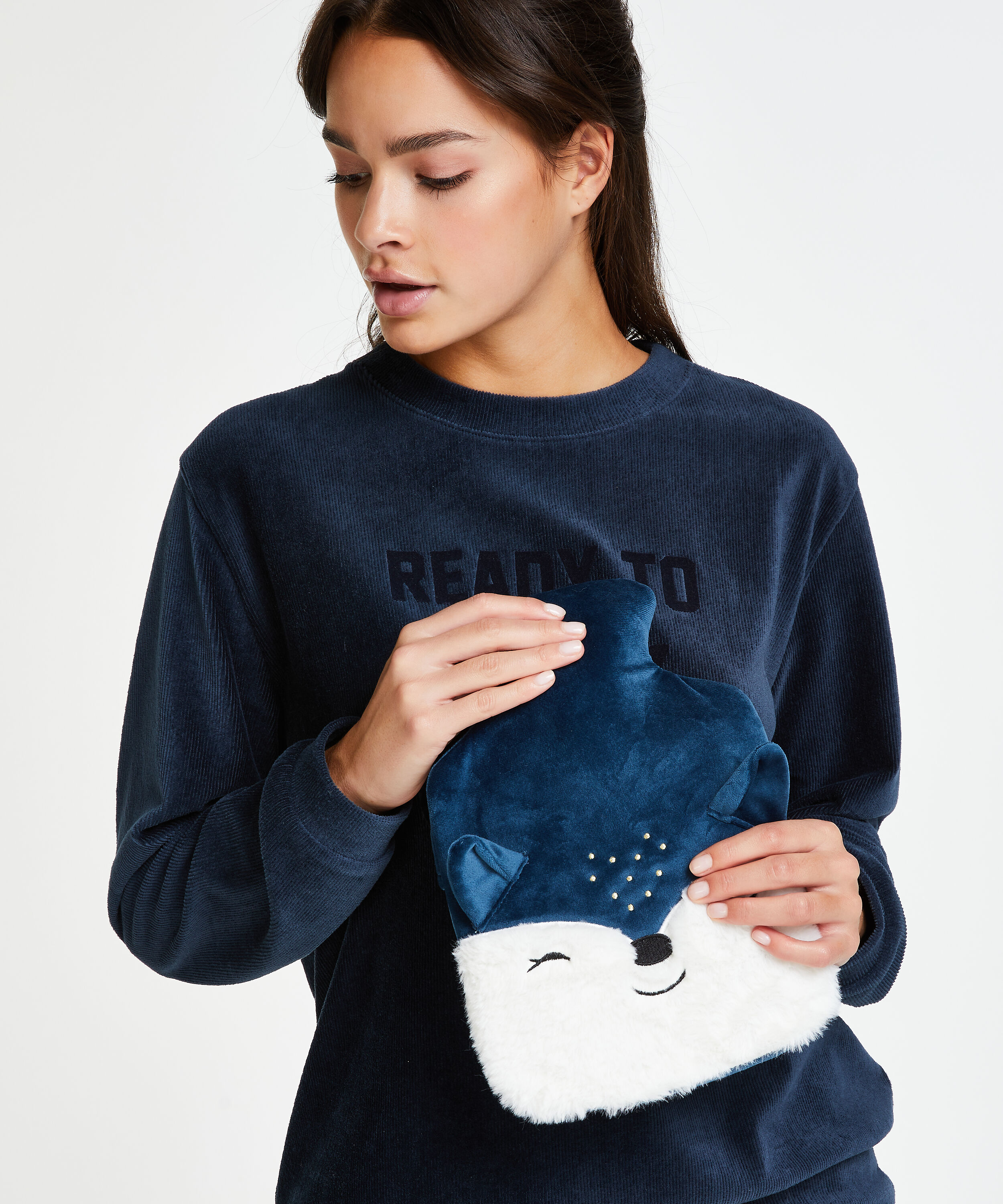 Hot water bottle, Blue