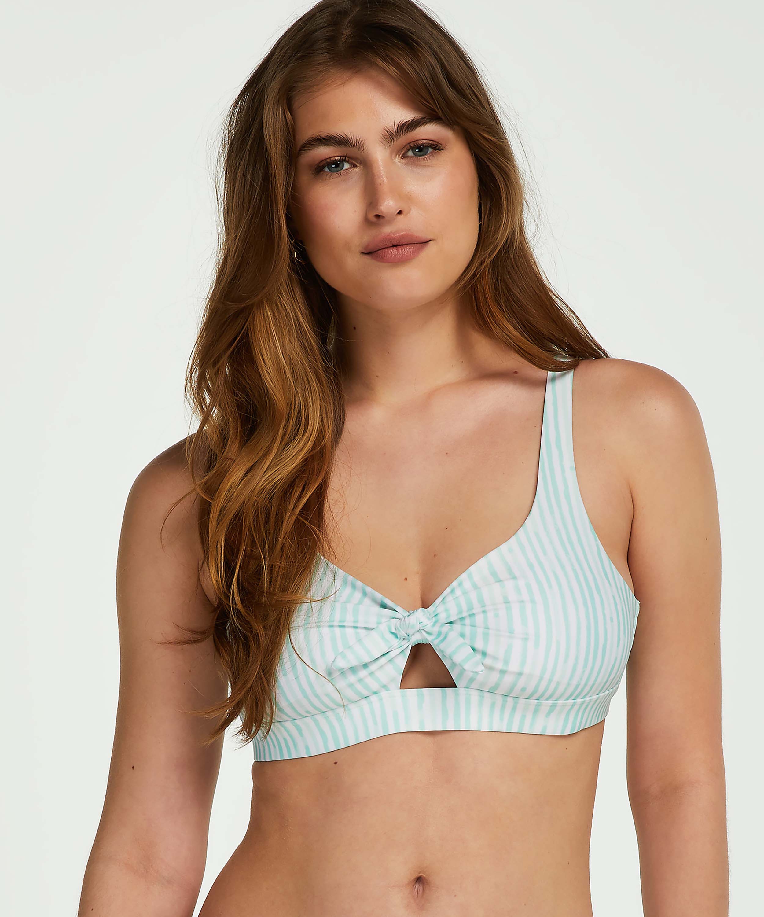 Non-padded bikini top Julia, Green, main