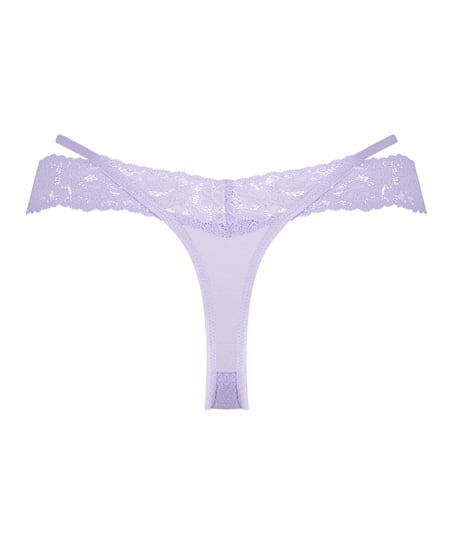 Elliena Extra Low V Thong, Blue