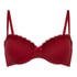 Lola Padded Underwired Bra, Red