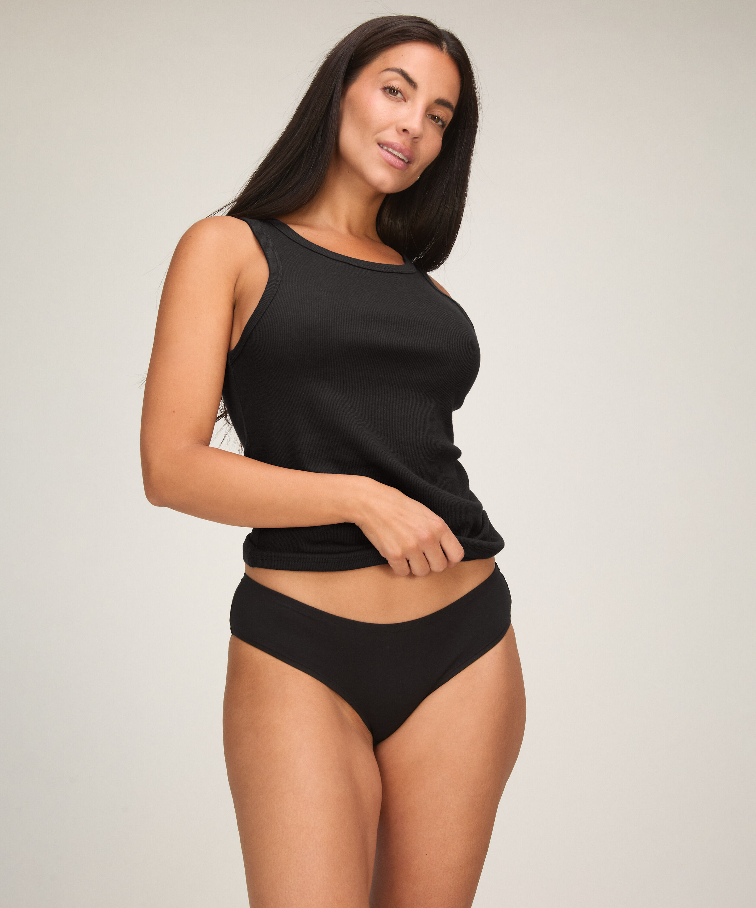 Multipack Cotton Short, Black
