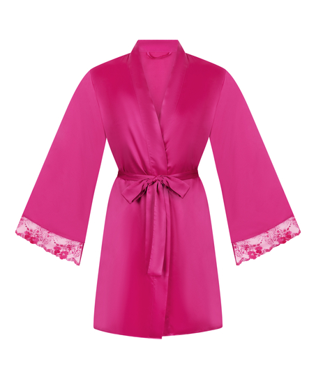 Peonie Kimono Satin, Pink