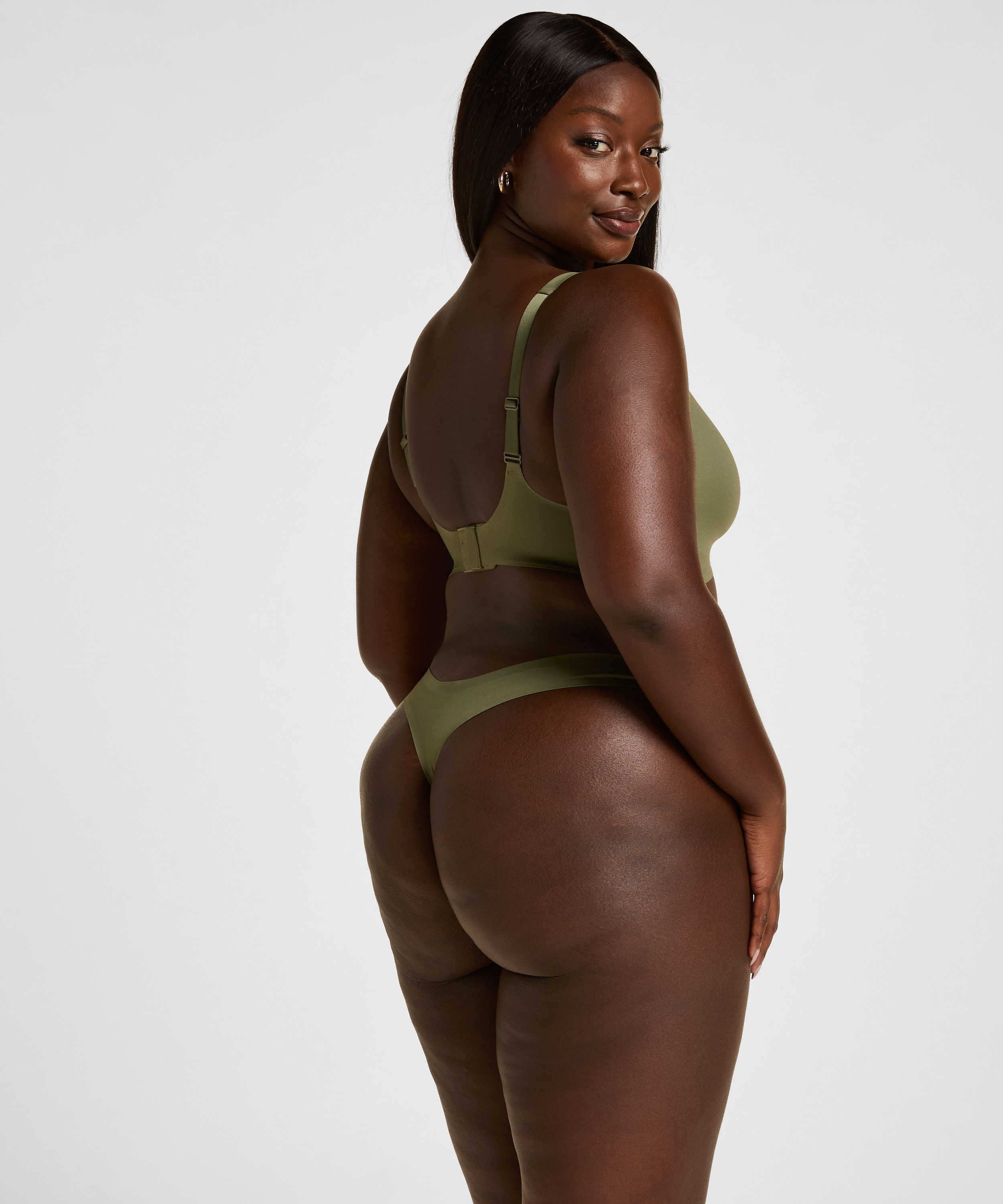 Super Comfort Thong, Green, main
