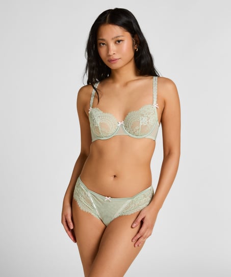 Dorothy Non-Padded Underwired Bra, Green