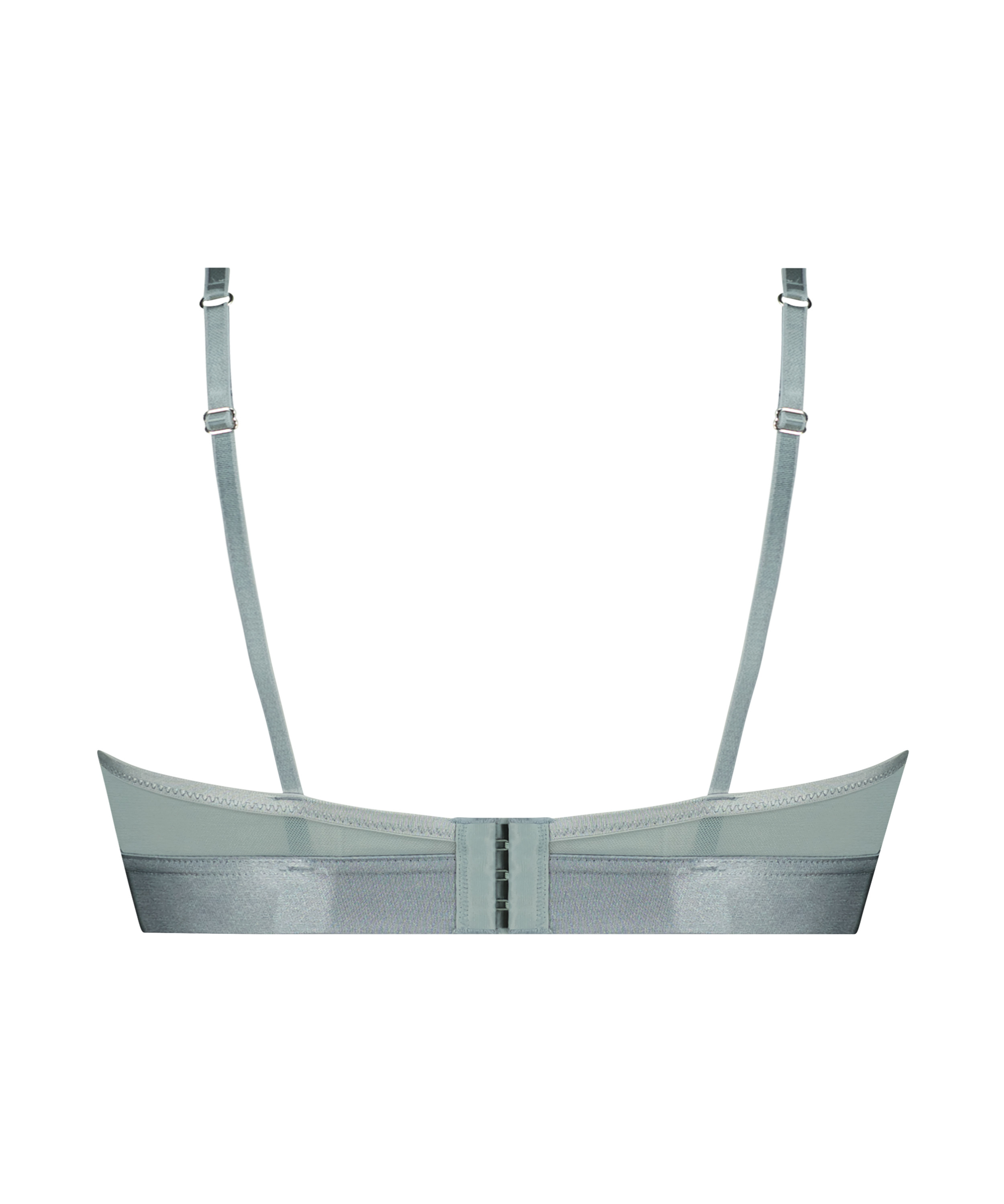 Luna Non-Padded Underwired Longline Bra, Blue, main