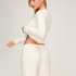 Top Pointelle, White