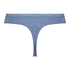 Cotton thong, Blue