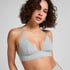 Cotton Bralette, Gray