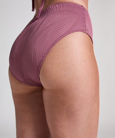 High Waist Rio Bikini Bottom, Purple