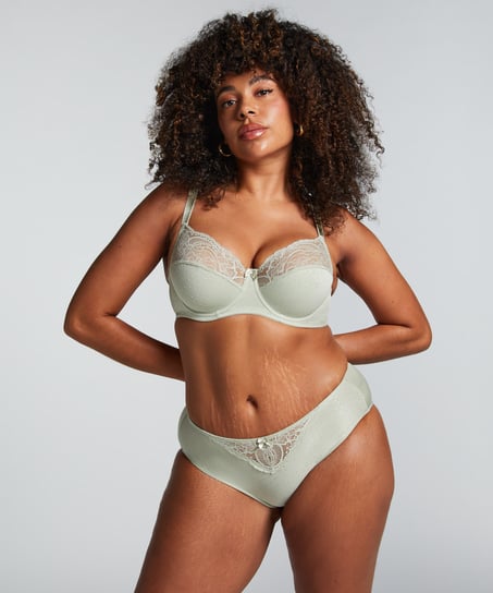 Sophie Non-Padded Underwired Bra, Green