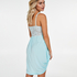 Modal Lace Slip Dress, Blue