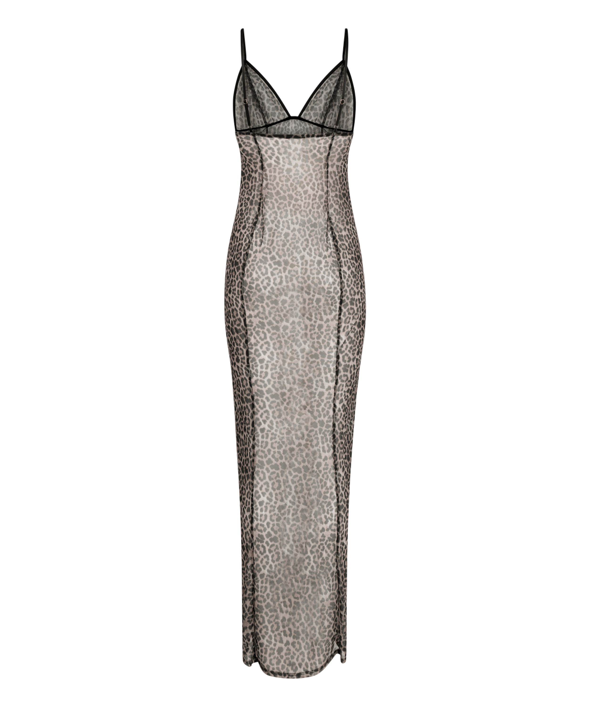 Maxime Slip dress, Black, main