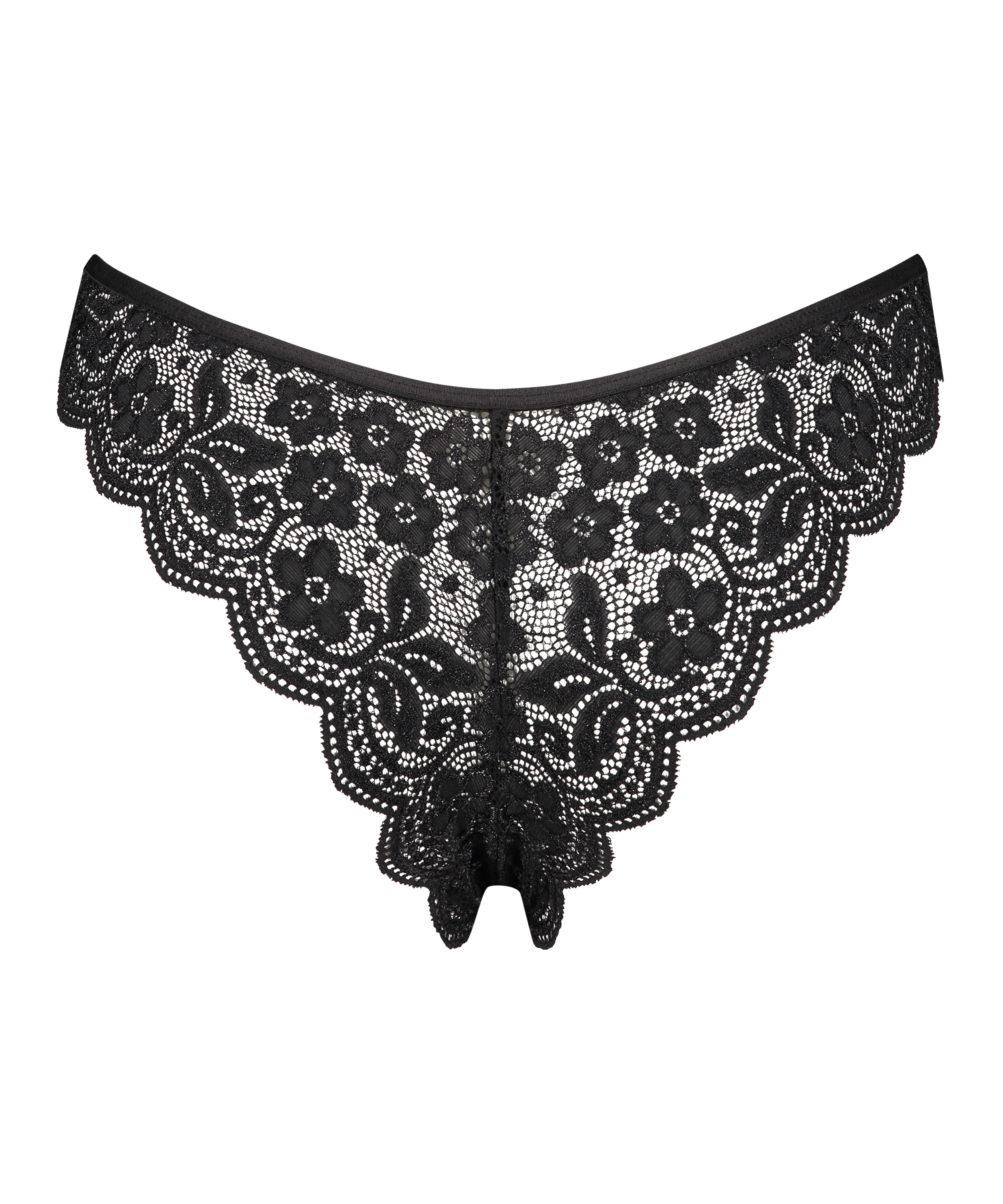 High leg Brazilian, Black, main