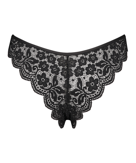 High leg Brazilian, Black