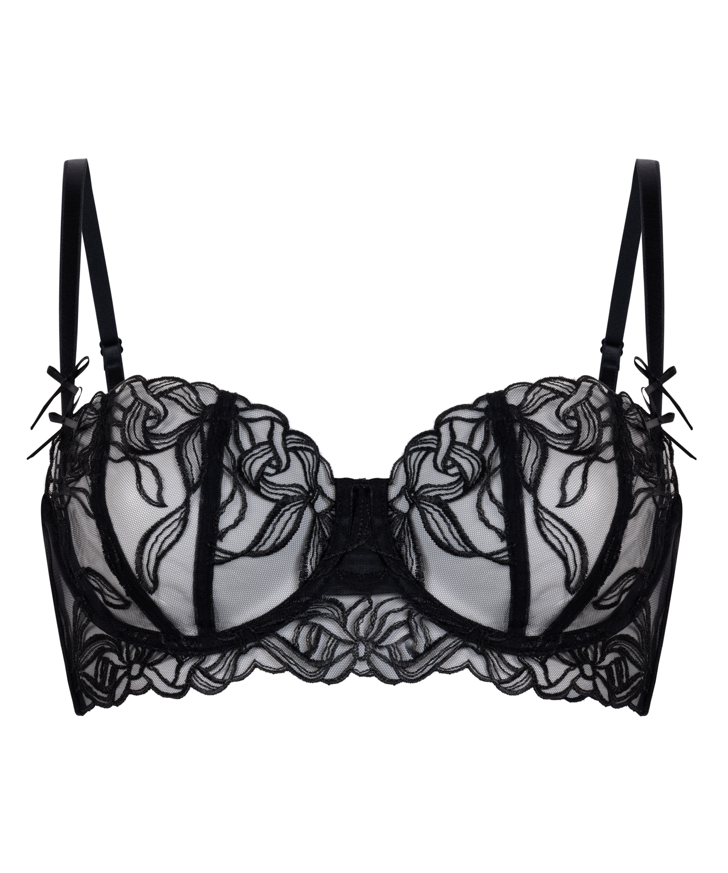 Beau Non-Padded Underwired Bra, Black