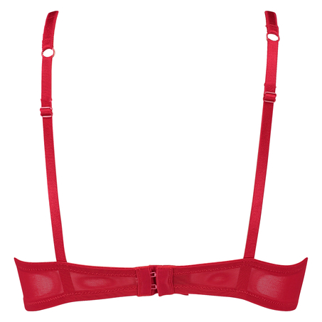Padded underwired bra Roxy, Red