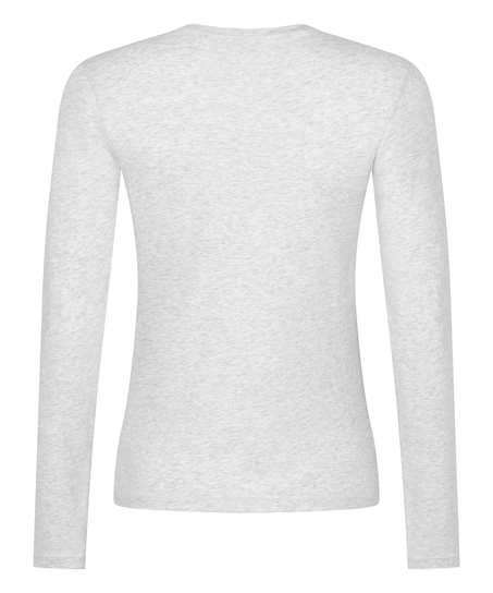 Longsleeved Shirt from Soft Cotton, Gray