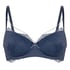 Pearlene Padded Underwired Bra, Blue