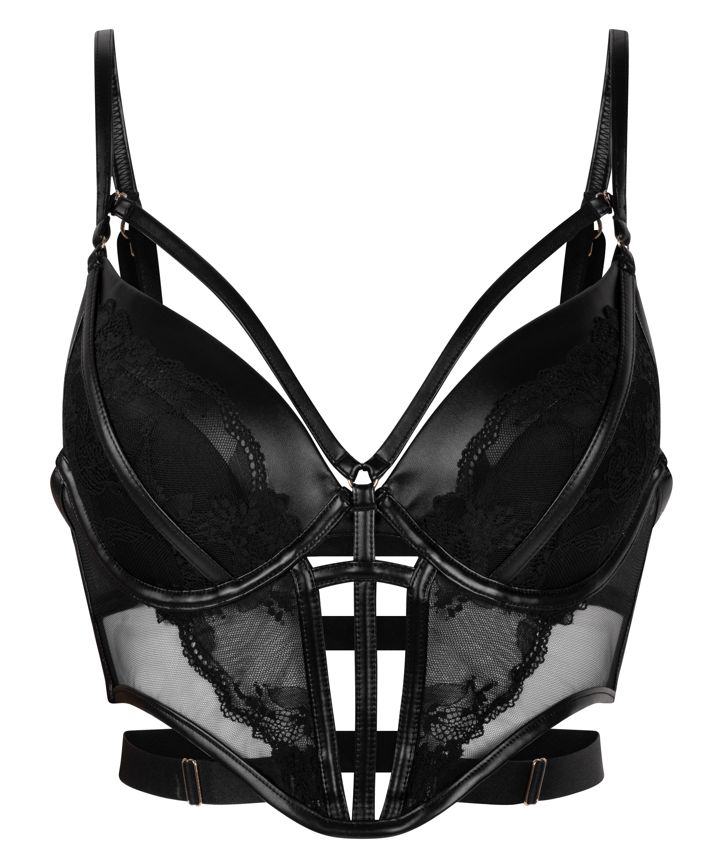 Built-In Longline Push-Up Bra