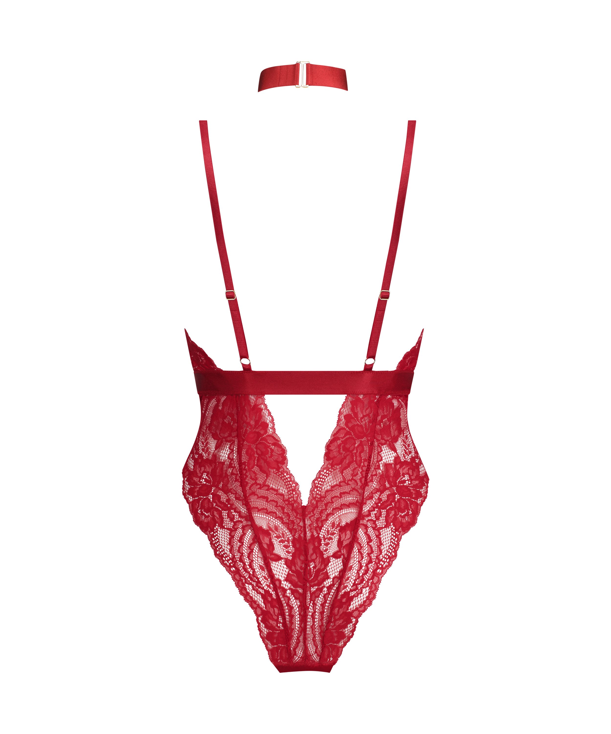 Private Brandy body open crotch, Red, main