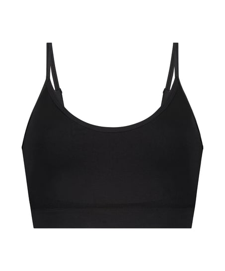Strappy bralette, Black