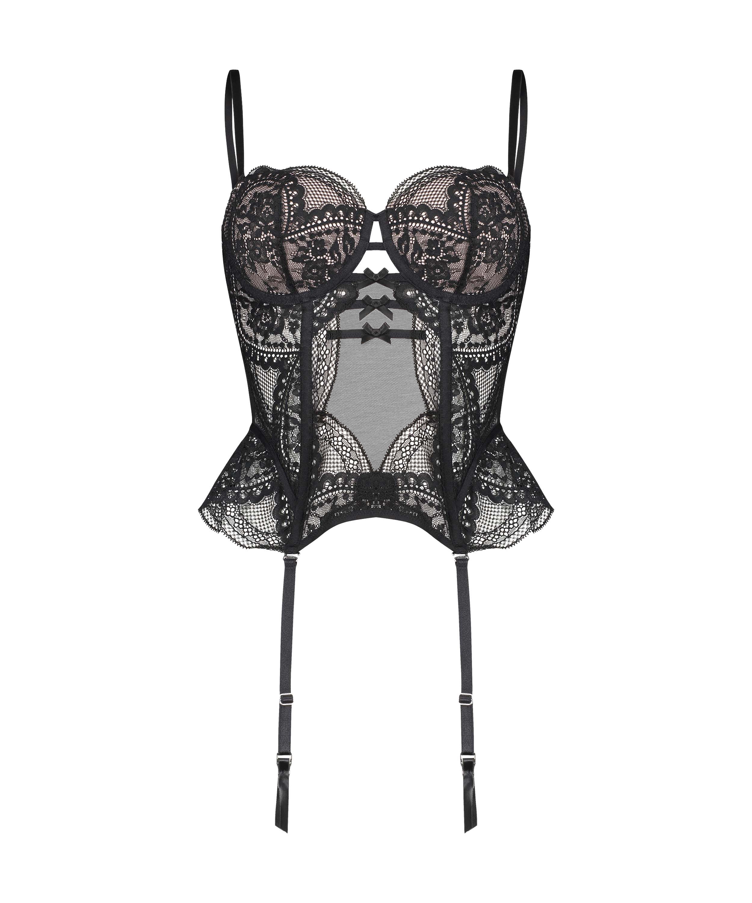 Oceana Bustier Rebecca Mir, Black, main