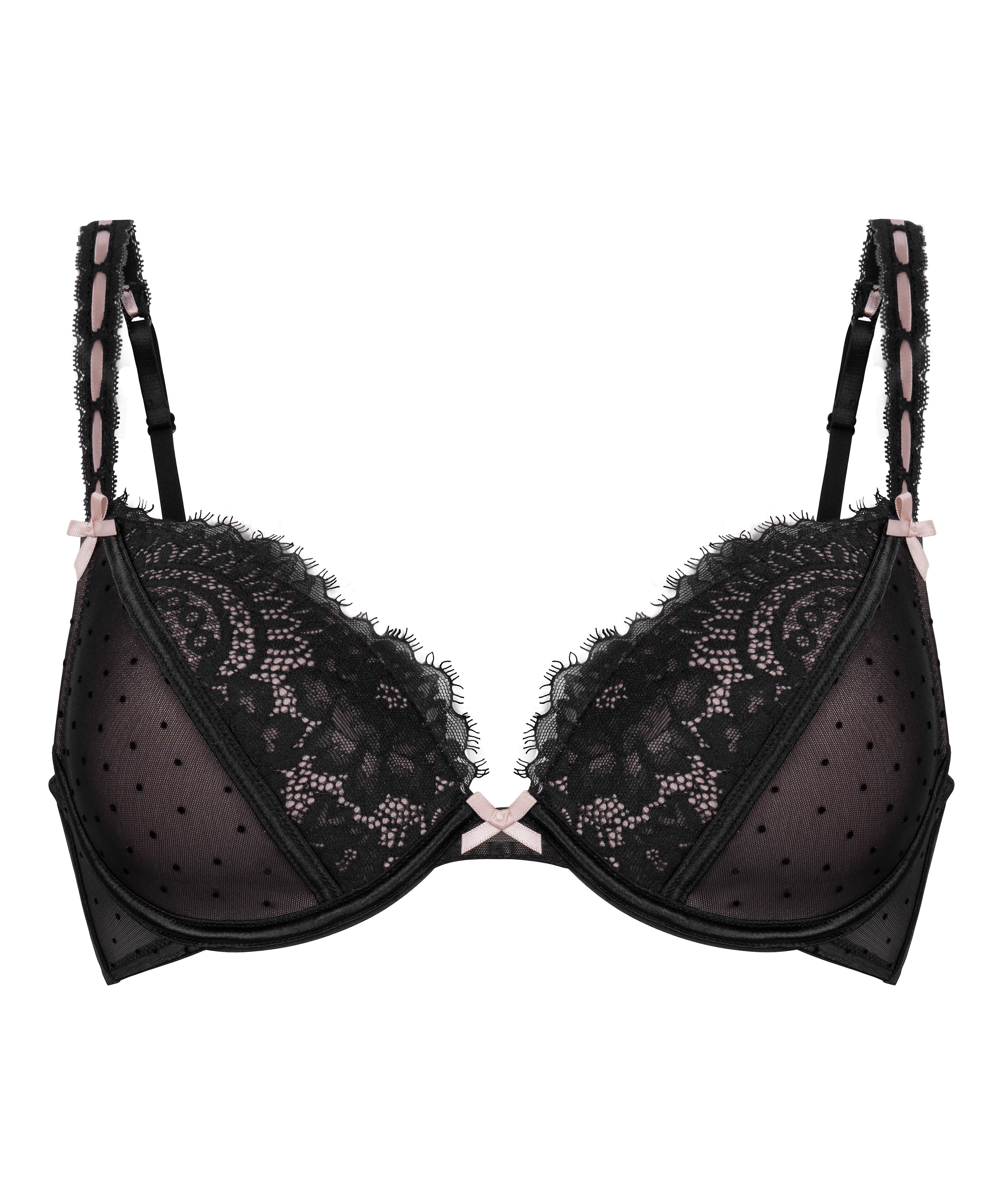 Dorothy Padded Underwired Bra, Black, main